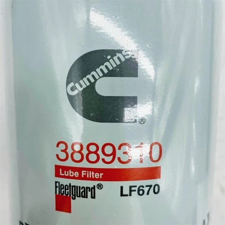 Fleetguard Lf670 Lube Oil Filter 3889310 For Cummins ISX15 X15 NT855 K19 K38 K50 high quality