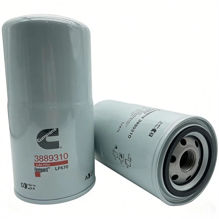Fleetguard Lf670 Lube Oil Filter 3889310 For Cummins ISX15 X15 NT855 K19 K38 K50